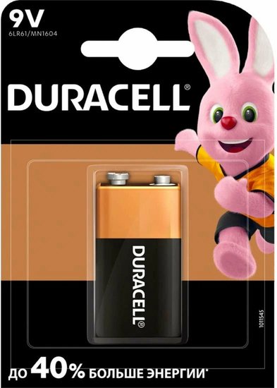 Duracell 6LR61 (крона) BL1 (1/10)