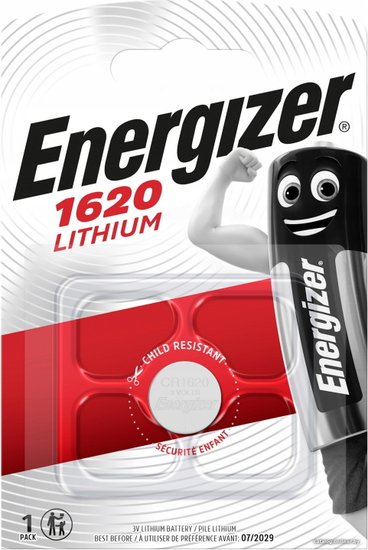 Energizer CR1620 BL1 (1/10/140)