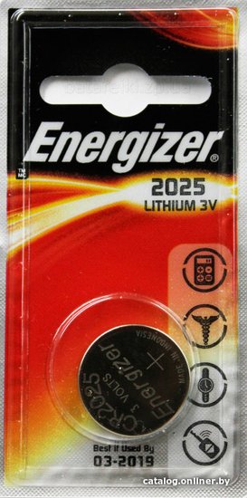 Energizer CR2025 BL1 (1/10/140)