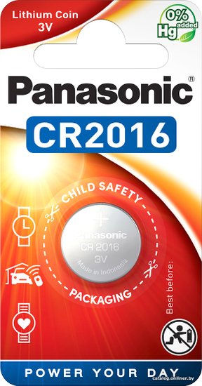 Panasonic CR2016 BL5 синий (5/100)