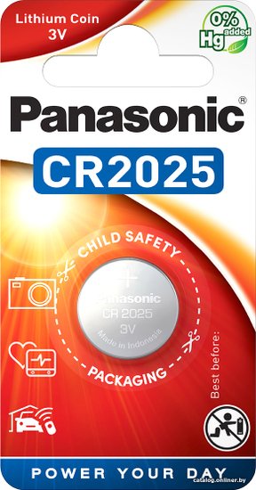 Panasonic CR2025 BL1 синий (20)