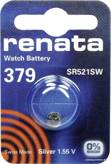 Renata 379 (SR521SW) (1/10/100)