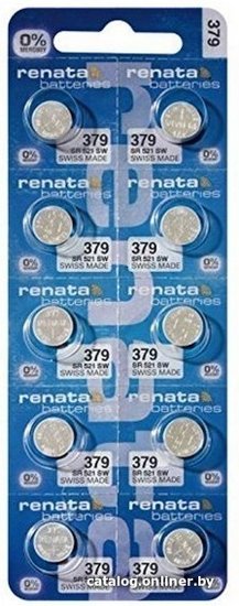 Renata 379 BL10 (SR521SW) (10/100)