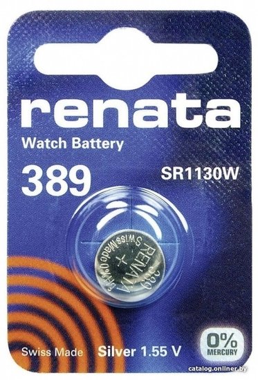 Renata 389 (SR1130W) (1/10/100)