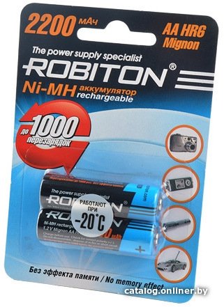 Robiton AA 2200mAh BL2 (2/50)