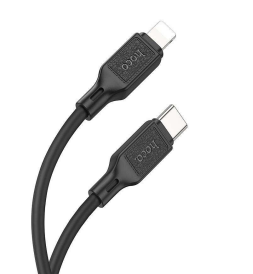 Кабель Hoco X90 Type-C — Lightning 20W, 1 м, черный