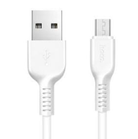 Кабель Hoco X20 USB — Micro-USB, 3 м, белый